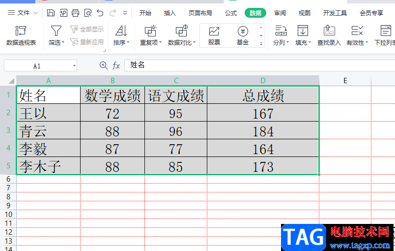 wps表格讓異常數(shù)字自動變紅的教程