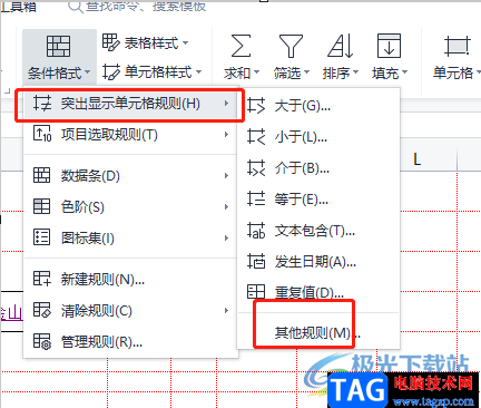 wps表格讓異常數(shù)字自動變紅的教程
