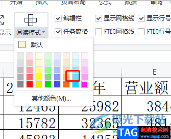 ?wps表格設(shè)置點(diǎn)擊單元格就有顏色的教程
