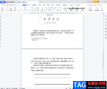電腦版WPS Word插入下一頁的