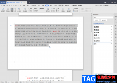 將WPS word中的一頁變成橫向