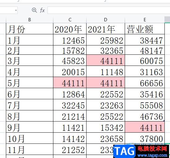 ?wps表格設置重復項的填充顏色的教程