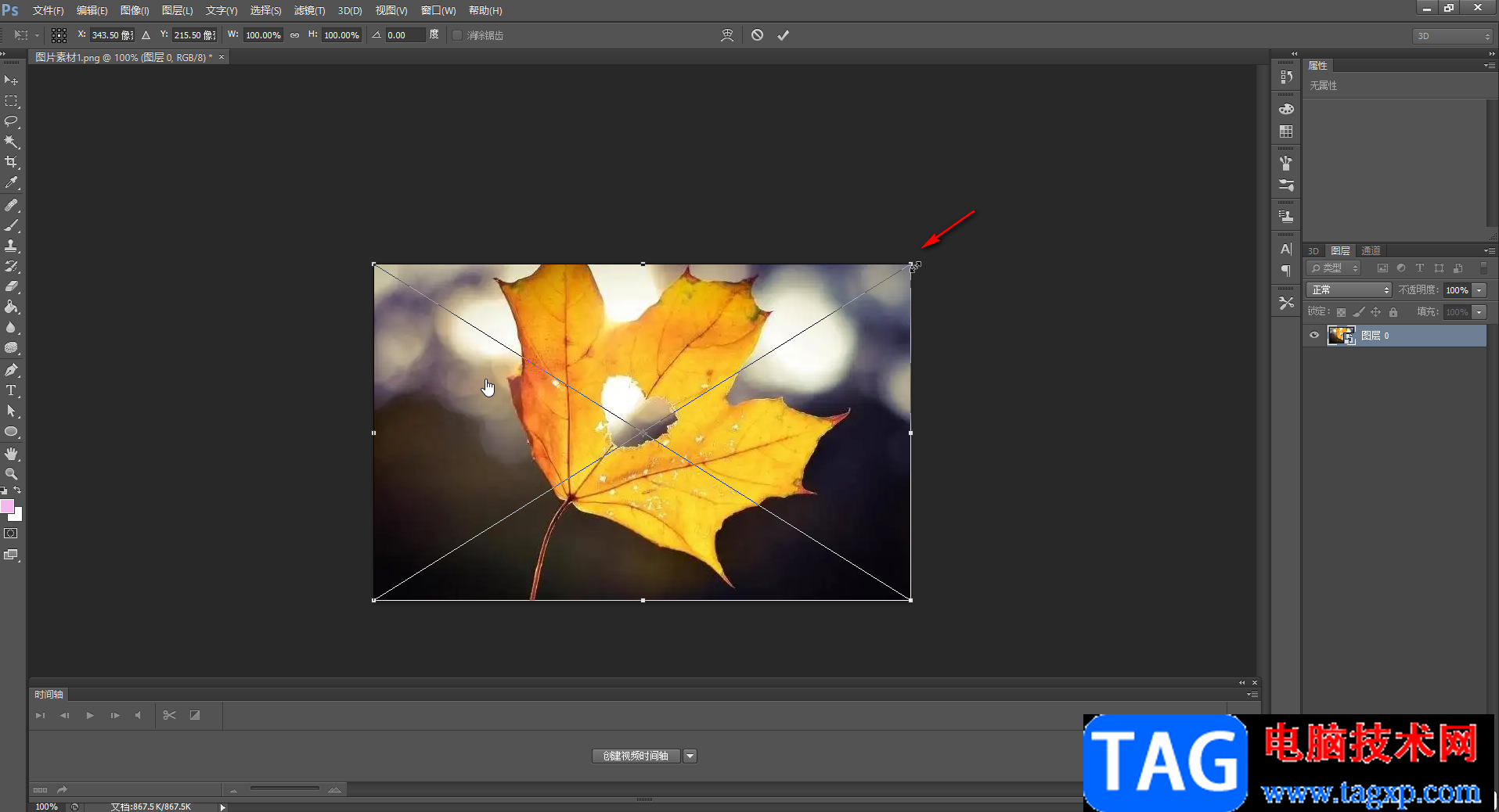 Adobe Photoshop放大或者縮小圖片的方法教程