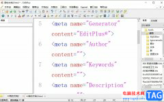 editplus設置側邊欄字體的教程