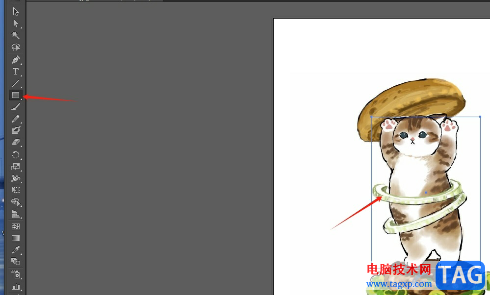 illustrator剪切掉圖片多余的部分教程