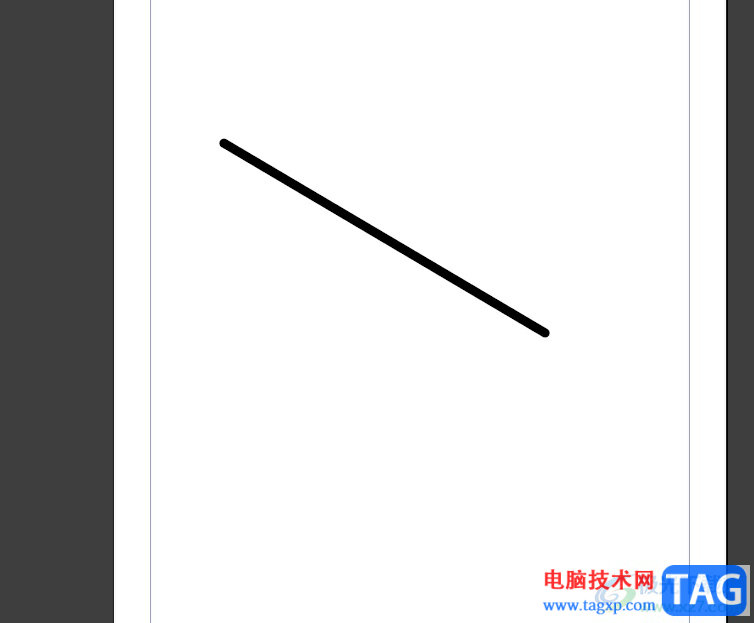 ?InDesign把直線的端點(diǎn)變成圓角的教程