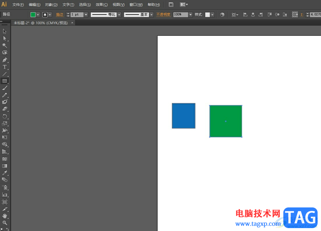 illustrator讓兩個(gè)圖形無(wú)縫拼接的教程 