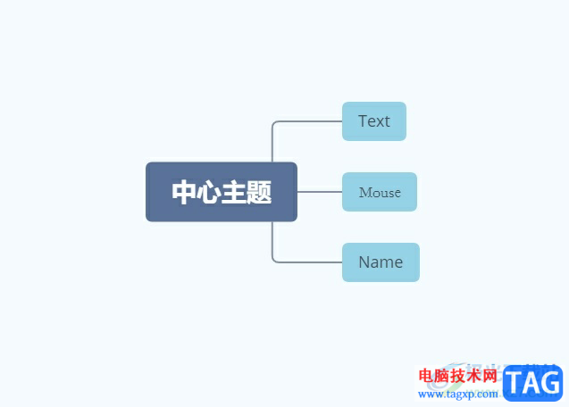 xmind把主題變成子主題的教程