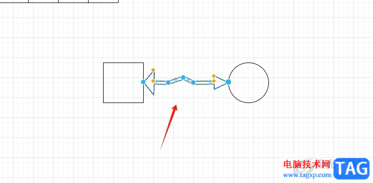 Draw.io使用雙箭頭的教程