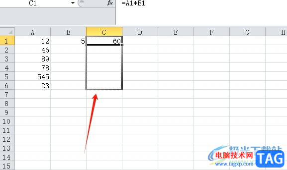 ?excel把一列數(shù)乘以固定一個單元格的教程