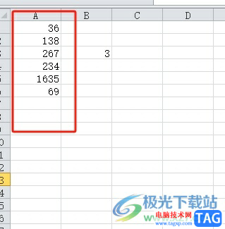excel讓一列數(shù)字都乘以3的教程
