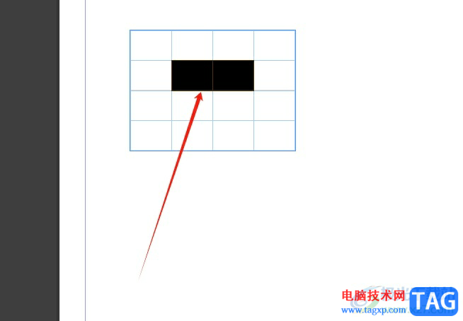 InDesign表格單元格的合并教程