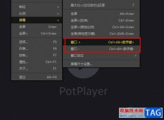 PotPlayer使用快捷鍵調(diào)整窗口大小的方法