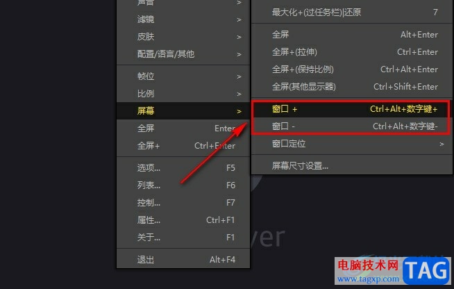 PotPlayer使用快捷鍵調(diào)整窗口大小的方法