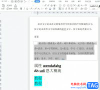 wps文檔將選中部分變成改