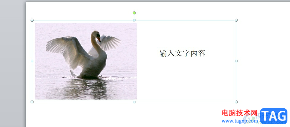 ppt讓文本框和圖片合并的教程
