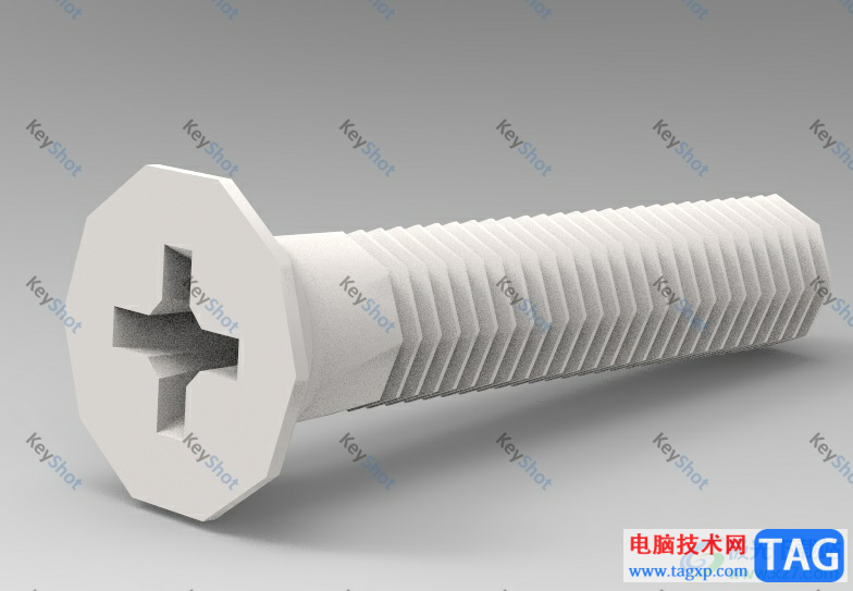 keyshot6修改模型材質(zhì)的教程