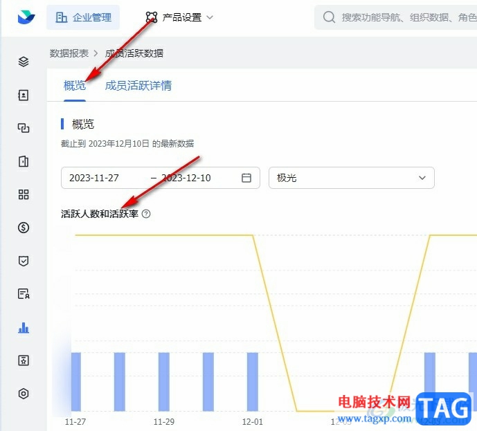 飛書查看公司成員活躍情況的方法