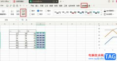 WPS Excel在表格中添加迷你
