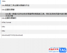 Ditto剪貼板工具導出剪貼項的方法
