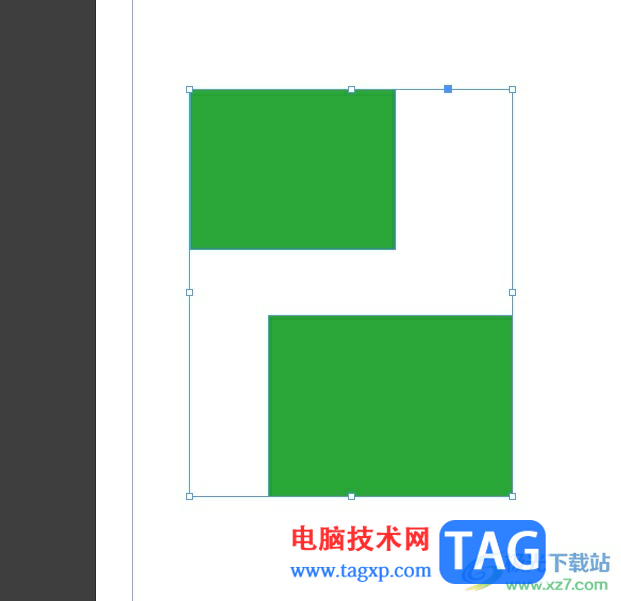 InDesign合并兩個矩形框的教程