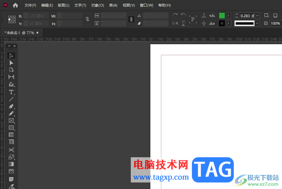 InDesign圖片添加圖像框的教程
