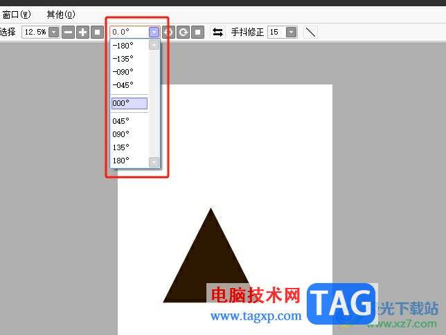 sai旋轉(zhuǎn)畫布方向的教程 