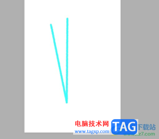 ?sai畫出垂直的線的教程