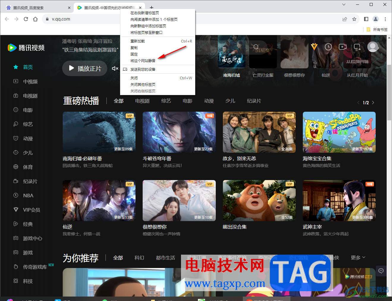Google Chrome瀏覽器將網(wǎng)站靜音的方法