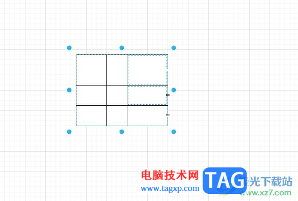 Draw.io合并表中的單元格教程