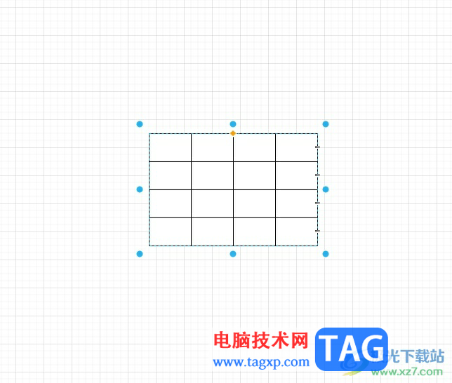 Draw.io繪制表格后插入新列的教程