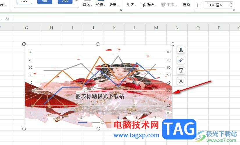 WPS Excel圖表設置圖片填充的方法