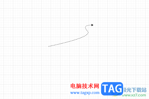 Draw.io箭頭設(shè)置成虛線的教程
