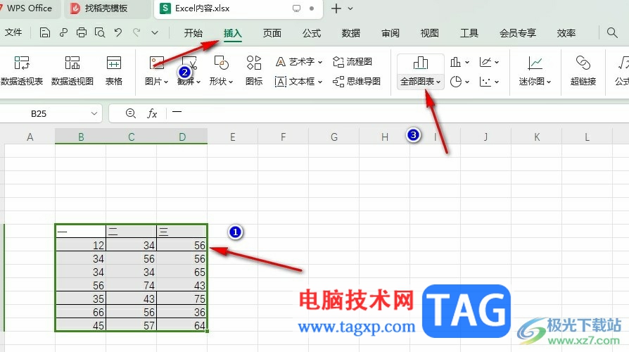 WPS Excel設(shè)置兩個Y軸的方法