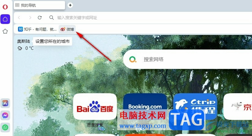 歐朋瀏覽器顯示書簽欄的方法