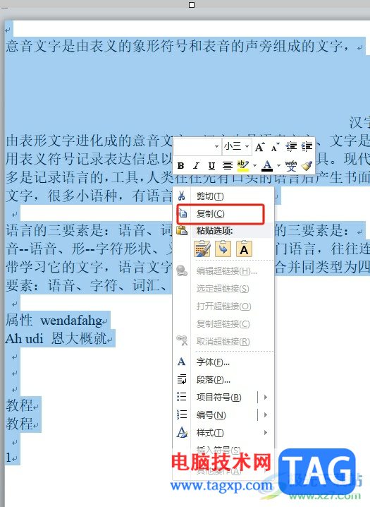 ?word文檔單獨導出一頁的教程