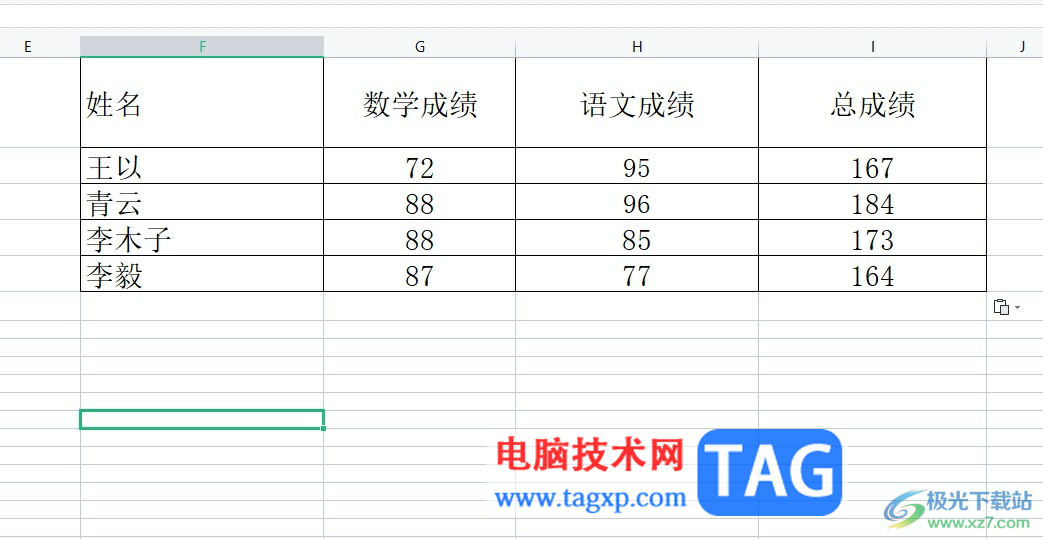 ?wps表格復(fù)制表格后保持原有列寬的教程