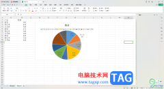 WPS Excel創(chuàng)建扇形圖的方法