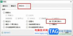 WPS Excel不復(fù)制隱藏的內(nèi)容的方法