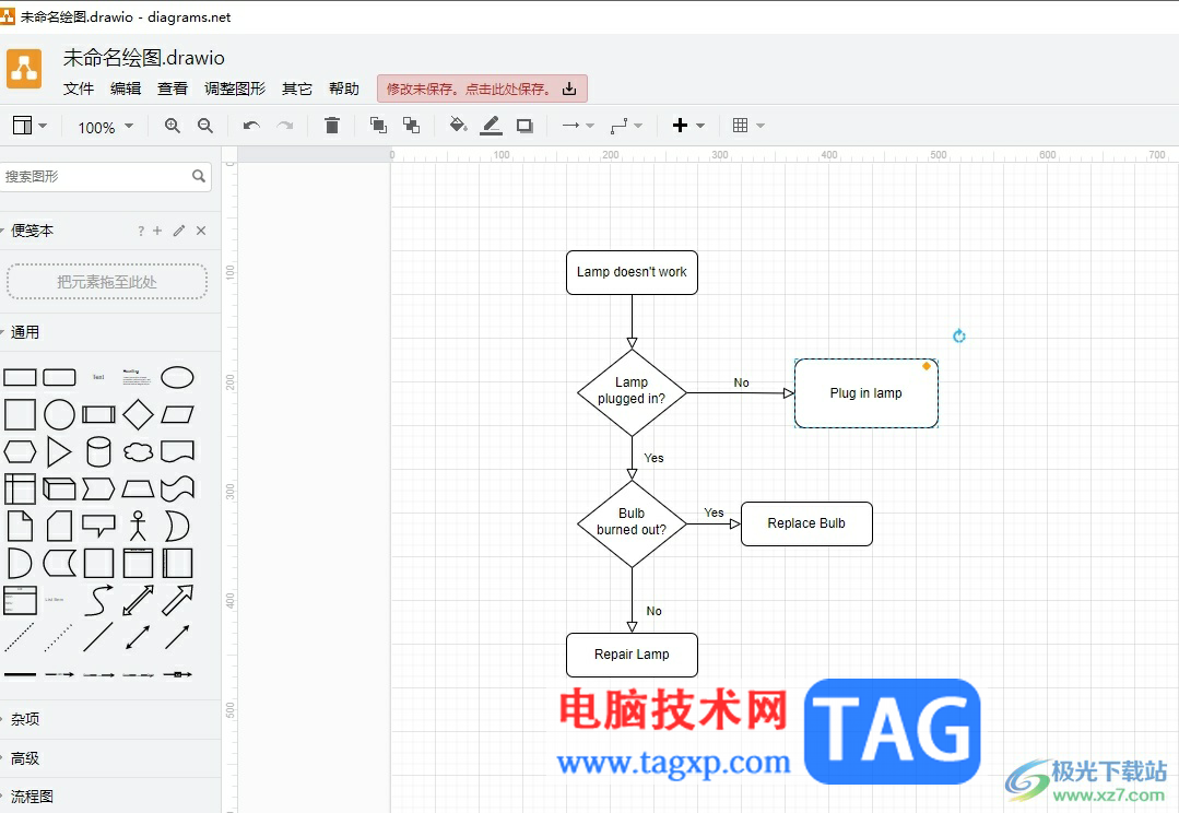 Draw.io使形狀具有固定的大小教程
