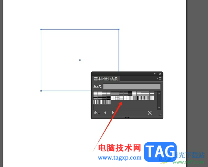 ?illustrator在圖形中添加條紋的教程