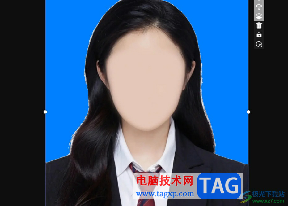 ?悟空圖像切換證件照底色的教程