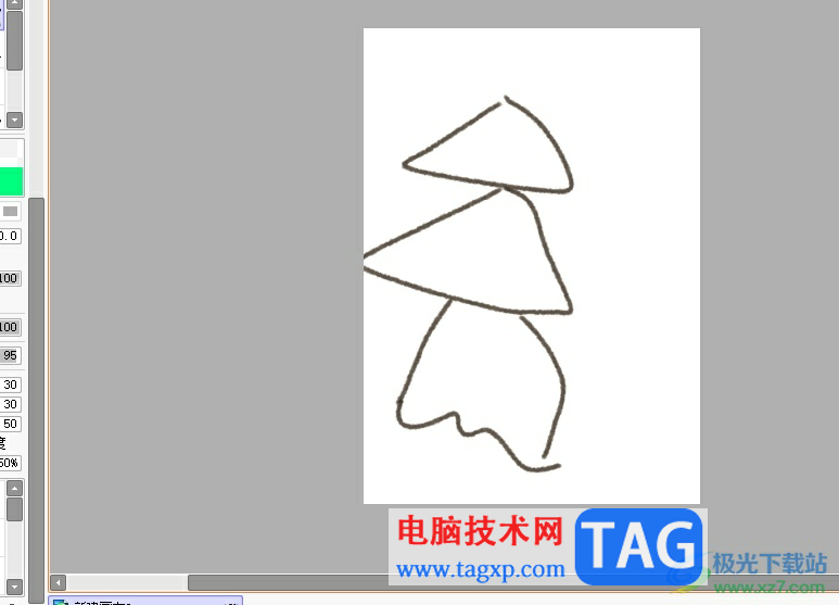 ?sai調(diào)整圖畫的模糊效果的教程