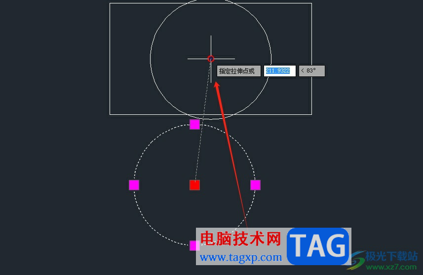 中望cad對(duì)齊兩個(gè)圖形的中心點(diǎn)的教程