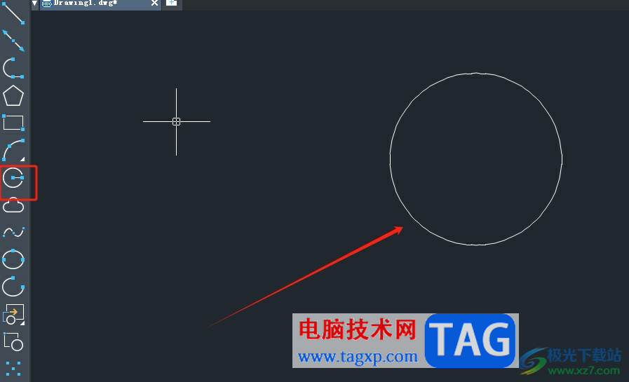 中望cad將圓打斷成圓弧的教程