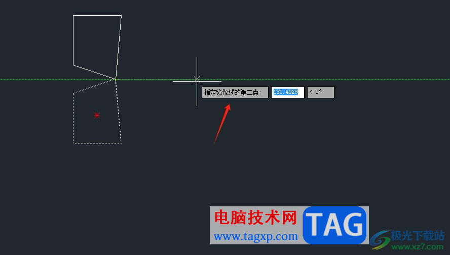 中望cad畫(huà)軸對(duì)稱(chēng)圖形的教程