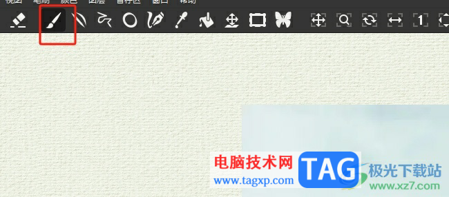 ?mypaint導(dǎo)入圖片寫字的教程