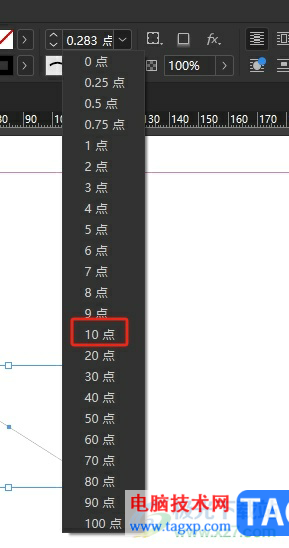 ?InDesign畫出弧線的教程
