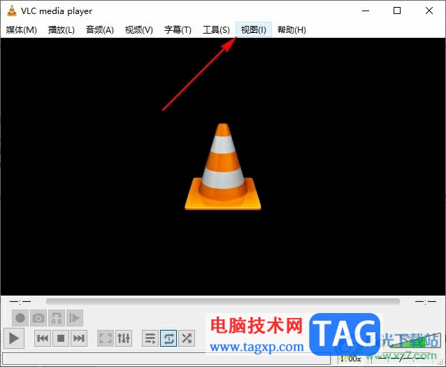 VLC播放器打開播放列表的方法