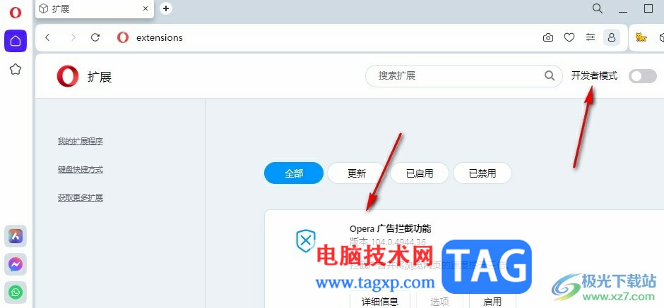 歐朋瀏覽器開啟開發(fā)者模式的方法